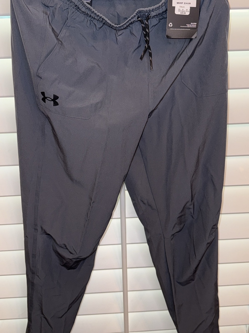 Under Armour Men's Dark Gray Lightweight Joggers